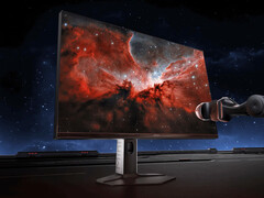 The Mini LED Gaming Monitor G Pro 27Qi 2026 has a flat finish and a matte display coating.