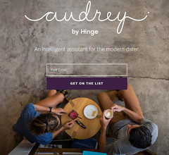 Hinge online dating service testing Audrey personal assistant