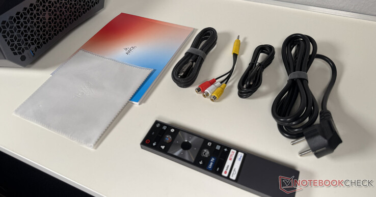 Scope of delivery (leather cover not in picture)