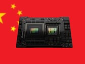 Nvidia is banned from selling H100 datacenter GPU to Chinese customers. (Image source: Nvidia, ridvan-selli on Pixabay, edited)