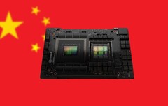 Nvidia is banned from selling H100 datacenter GPU to Chinese customers. (Image source: Nvidia, ridvan-selli on Pixabay, edited)
