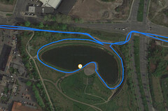 GPS Test: Xiaomi Mi 9 SE – Cycling around a lake