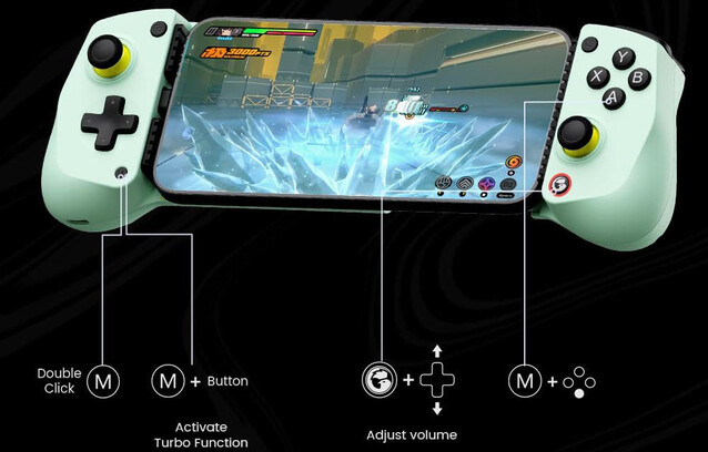 The GameSir X5 Lite offers decent ergonomics, Hall effect, clickable thumb sticks and button shortcuts at a budget price