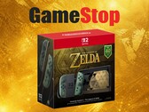Zelda Switch 2 console shown with GameStop logo