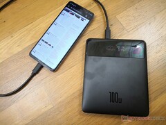 100 W Baseus Blade power bank can recharge your Ultrabook as fast as a regular AC power outlet