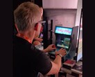 John Carmack playing Doom's Evercade port