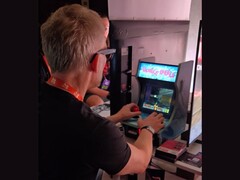 John Carmack playing Doom's Evercade port
