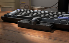 Keychron Nape Pro wireless trackball keyboard space bar position