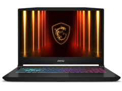 The MSI Katana 15 HX (model B14WGK-293US) has a 4-zone RGB keyboard (Image source: MSI)