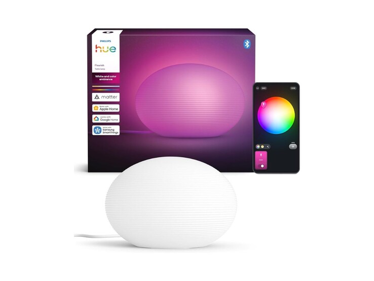 The upgraded Philips Hue Flourish table lamp. (Image source: Philips Hue)