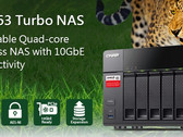 QNAP TS-563 Turbo NAS with quad-core AMD processor and 10 GbE connectivity