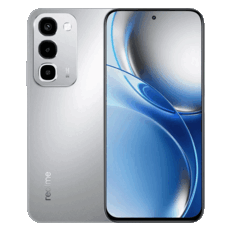 Realme P4R in Silver Glare
