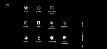 Shooting modes