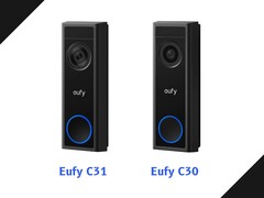 Anker&#039;s upcoming Eufy C31 and C30 video doorbells. (Image source: Eufy Security / r/Anker subreddit - edited)