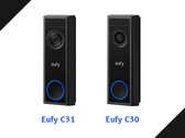 Anker's upcoming Eufy C31 and C30 video doorbells. (Image source: Eufy Security / r/Anker subreddit - edited)