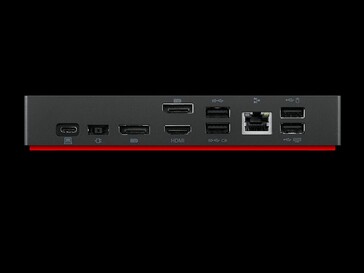 Lenovo USB C Dock ports (image via Lenovo)