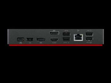 Lenovo USB C Dock ports (image via Lenovo)