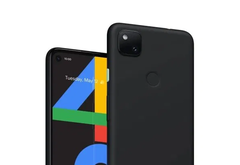 The Pixel 4a seemingly in &quot;Just Black&quot;. (Image source: Google Canada)