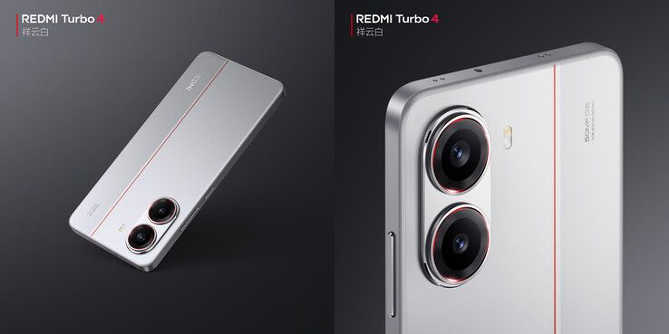 Redmi Turbo 4 back design (Image source: Xiaomi - edited)