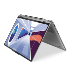 Lenovo Yoga 7 (16, 8) - Tent mode. (Image Source: Lenovo)