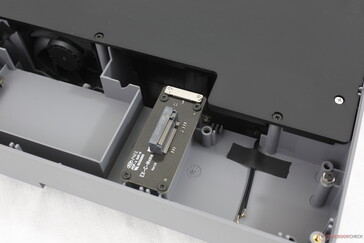 Users can install either an M.2 SSD or Wi-Fi module inside of the docking station but not both simultaneously