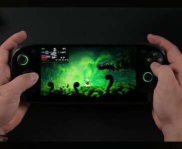 Hollow Knight: Silksong at 108 FPS on the Ayn Odin 2 Portal via Proton 11 ARM64.