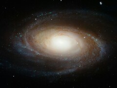 An image showing a spiral galaxy.