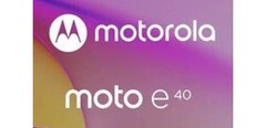 An alleged Moto E40 teaser. (Source: Evan Blass via Twitter)