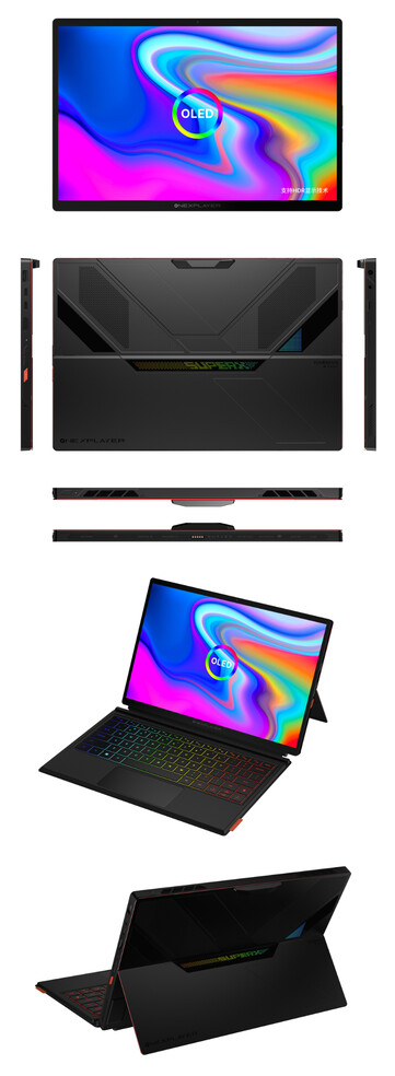 The OneXPlayer Super X with liquid cooling. (Image source: One-Netbook)