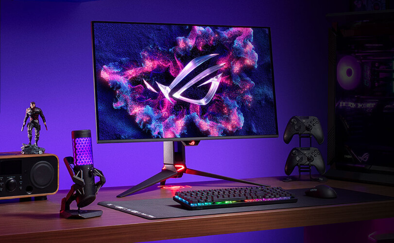 The ROG Swift OLED PG32UCDMR. (Image source: Asus)