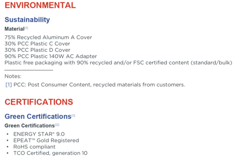 Sustainability (Source: Lenovo)