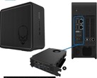 The modularity of the NUC 9 Extreme has a slight downside: the enclosure is the biggest ever produced by Intel for a NUC system. (Source: Intel)