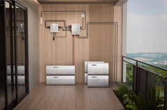 The Anfuote Balcony Solar Energy Storage System is modular. (Image source: Anfuote)