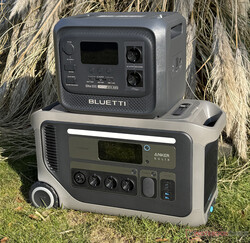 The Anker Solix F3000 is significantly larger than the Bluetti Elite 300, but also more powerful.