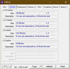 CPU-Z Caches