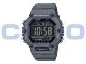 The grey model from the Casio AE-1600H series - the Casio AE-1600H-8BVCF - has a inverted LCD display. (Image source: Casio - edited)