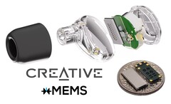 Creative&#039;s earbuds will soon feature xMEMS&#039; innovative drivers (Image Source: xMEMS – edited)