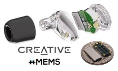 Creative's earbuds will soon feature xMEMS' innovative drivers (Image Source: xMEMS – edited)