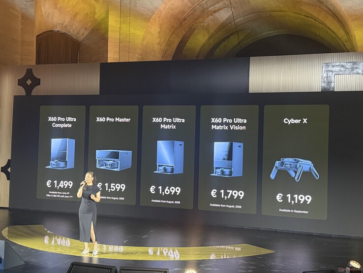 The prices of the Cyber X and X60 series