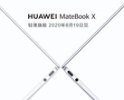 The new MateBook X will be unveiled on August 19 in China. (Image source: Huawei - edited)