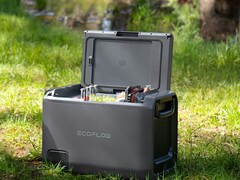 The EcoFLow Glacier Classic is a rechargeable portable cooler that can chill and freeze drinks and food. (Image source: EcoFlow)