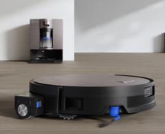 The Ecovacs Deebot X11 OmniCyclone (pictured) has a 1.6-liter container, and can run for as long as 48 days without being emptied. (Image source: Ecovacs)