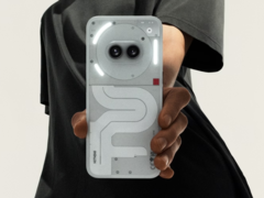 Nothing has now revealed the Phone (2a) in white with colour-contrasting power buttons. (Image source: @rquandt)