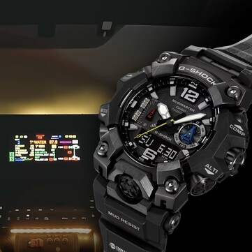 The dial is inspired by GPS navigation systems inside the team’s Dakar Rally Land Cruisers. (Image source: Casio)