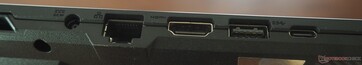 Gigabyte Gaming A16 ports.