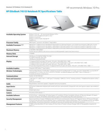 HP EliteBook 745 G5