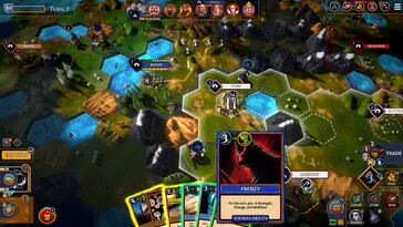 Pictured: A gameplay screenshot from Hexarchy.