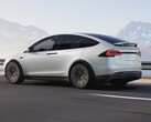 The Model X in motion (image: Tesla)