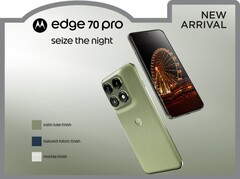 The Motorola Edge 70 Pro has a familiar design.