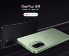 The OnePlus 15R in Charcoal Black and Mint Breeze.
